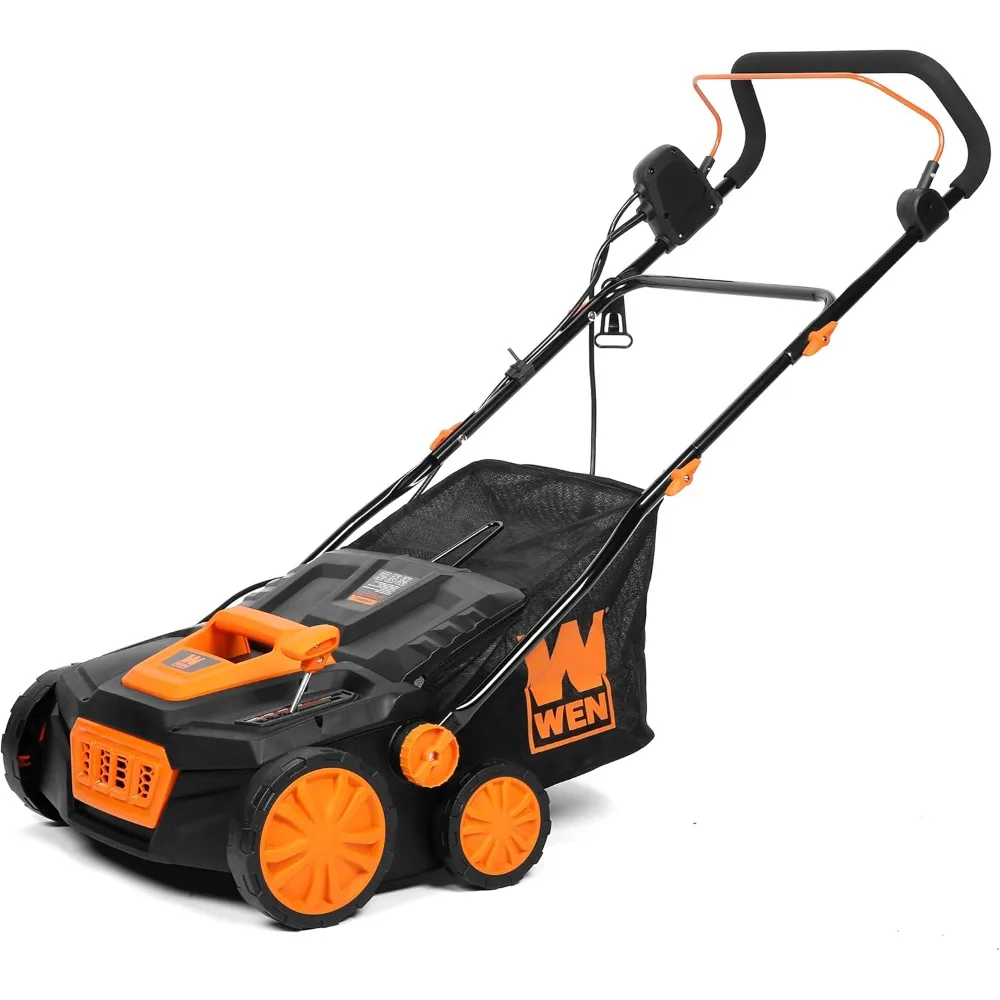 15-Inch 13-Amp 2-in-1 Electric Dethatcher and Scarifier with Collection Bag, Black
15-Inch 13-Amp 2-in-1 Electric Dethatcher and Scarifier with Collection Bag, Black