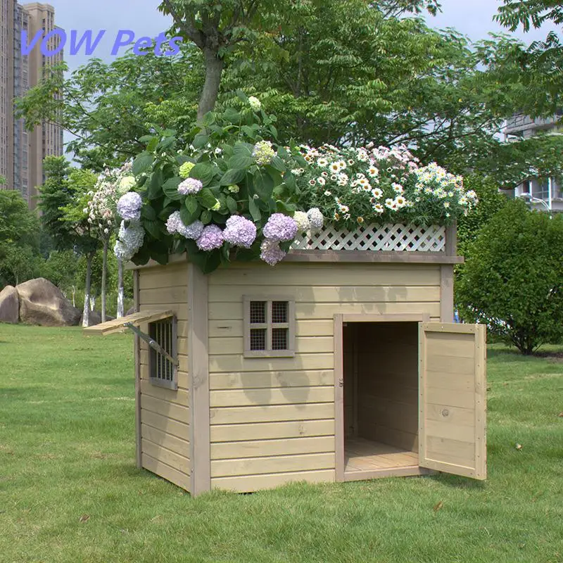 VOW Pets Solid Wood Dog House Dog Kennel Indoor And Outdoor Big Dog Outdoor Balcony Space Utilization High Waterproof Sunscreen
VOW Pets Solid Wood Dog House Dog Kennel Indoor And Outdoor Big Dog Outdoor Balcony Space Utilization High Waterproof Sunscreen