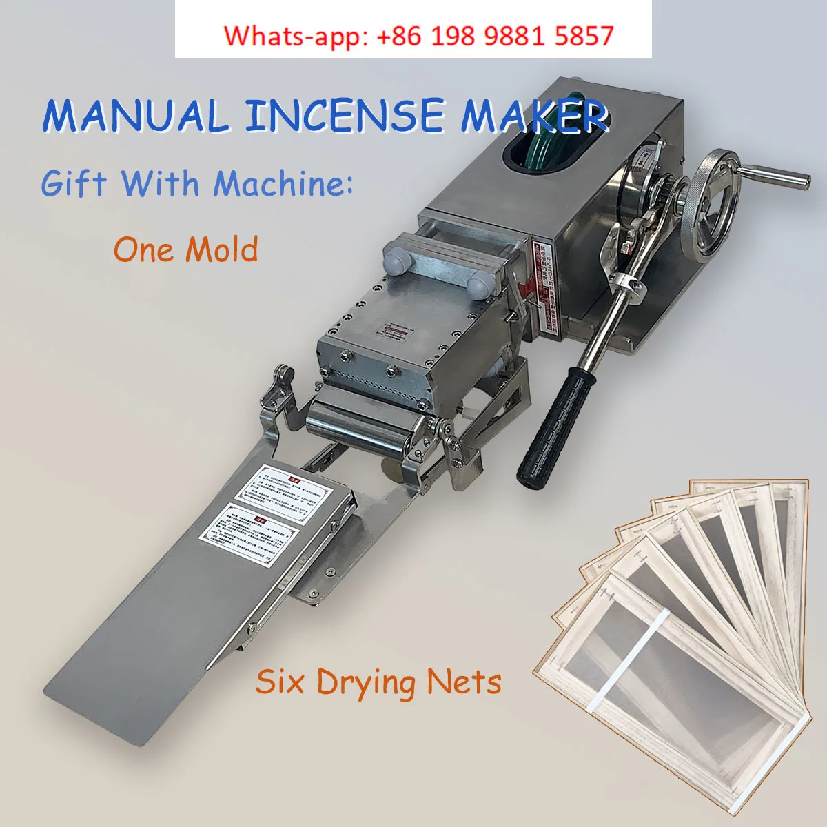 Convenient High Effective Household Hand Lever Press Incense Making Machine Manual Stick Coil Incense Extruder Machine