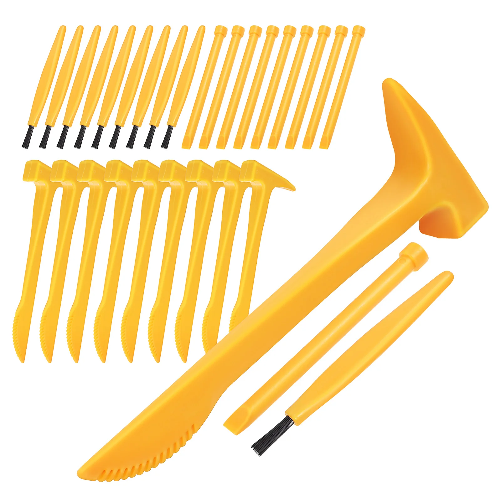 Small Three-piece Set of Excavation Tools Child Tyrannosaurus Pvc Fossil Dinosaur Dig Kit
Small Three-piece Set of Excavation Tools Child Tyrannosaurus Pvc Fossil Dinosaur Dig Kit