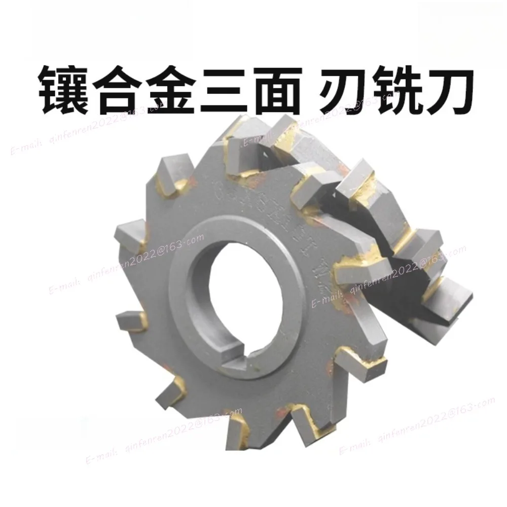 Alloy Inlaid Three Sided Milling Cutter, Disc Milling Cutter, Carbide Hard Alloy Mill Tool YW2 Φ63/80/100/110/125/150
Alloy Inlaid Three Sided Milling Cutter, Disc Milling Cutter, Carbide Hard Alloy Mill Tool YW2 Φ63/80/100/110/125/150