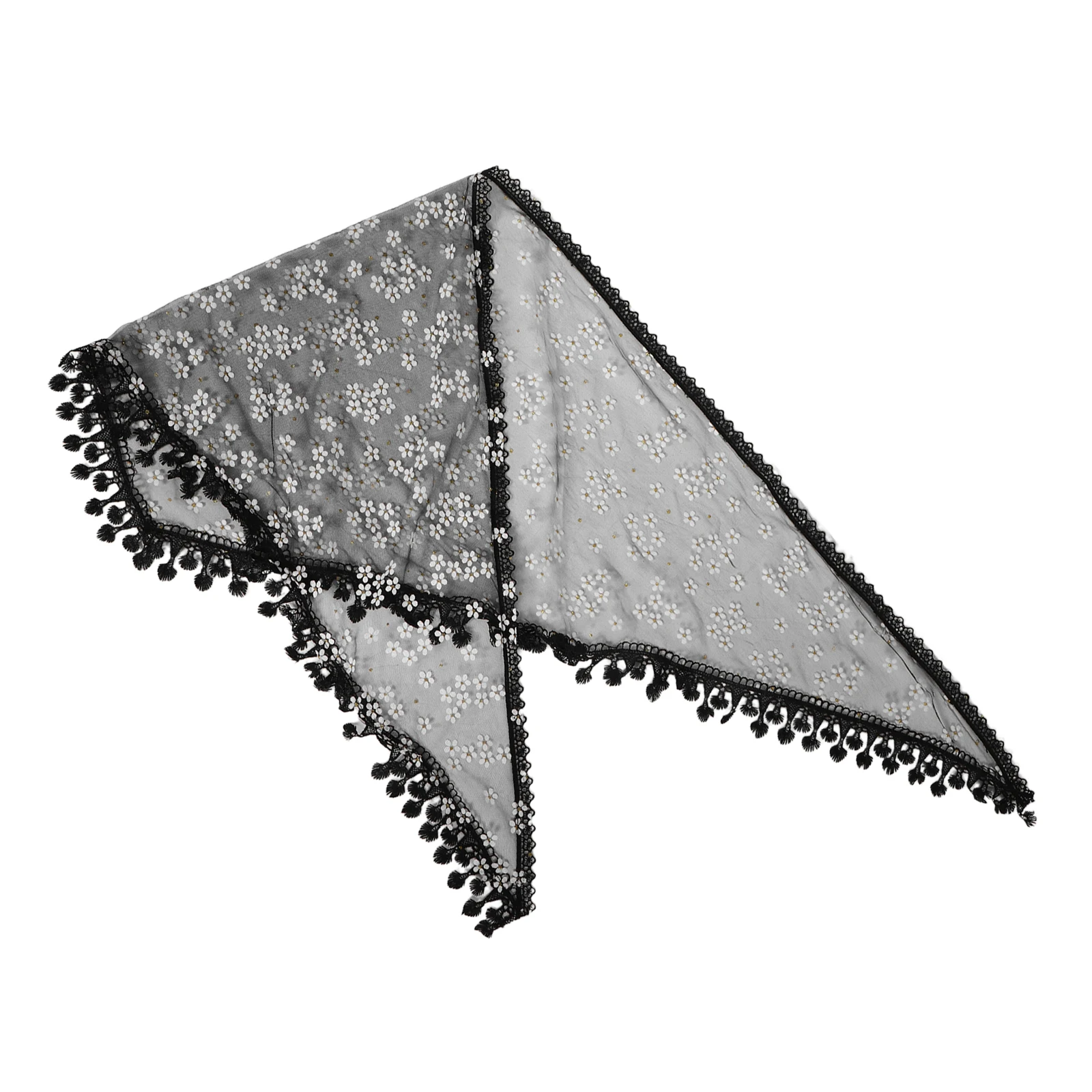 Catholic Hollow Lace Scarf Women Polyester Breathable Tassel Fringe Head Cover Triangle Crochet Floral Appliques
Catholic Hollow Lace Scarf Women Polyester Breathable Tassel Fringe Head Cover Triangle Crochet Floral Appliques