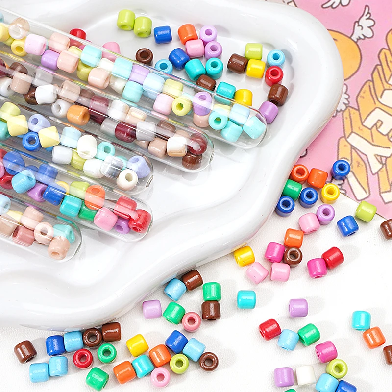 30Pcs/lot 6x6mm Mixed Color Glass Bucket Beads Charms Loose Spacer Beads For Jewelry Making DIY Handmade Supplies Accessories
30Pcs/lot 6x6mm Mixed Color Glass Bucket Beads Charms Loose Spacer Beads For Jewelry Making DIY Handmade Supplies Accessories