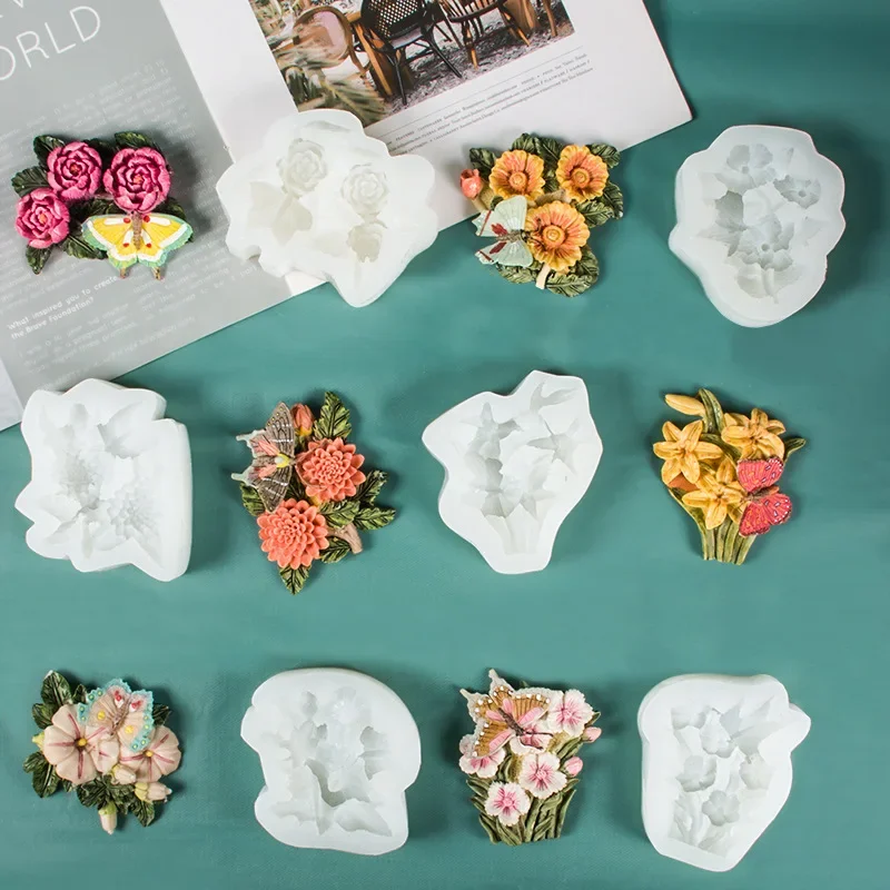 3D Flower Silicone Molds for Baking Art French Desserts Pastry Chocolate Candy Ice Pastry Baking Mould Candle Mold Cake Tools
3D Flower Silicone Molds for Baking Art French Desserts Pastry Chocolate Candy Ice Pastry Baking Mould Candle Mold Cake Tools