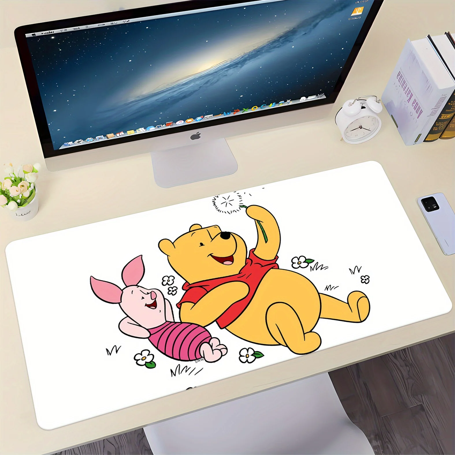 Disney Winnie the Pooh & Friends Mouse Pad - Non-Slip Waterproof Desk Mat with Pooh, Tigger & Piglet in Meadow Scene, Rectangula
Disney Winnie the Pooh & Friends Mouse Pad - Non-Slip Waterproof Desk Mat with Pooh, Tigger & Piglet in Meadow Scene, Rectangula