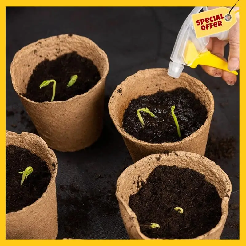 50 Pieces Of 8 Cm Seedling Cup Biodegradable And Environmentally Friendly Round Plant Seedling Starter Kit
50 Pieces Of 8 Cm Seedling Cup Biodegradable And Environmentally Friendly Round Plant Seedling Starter Kit