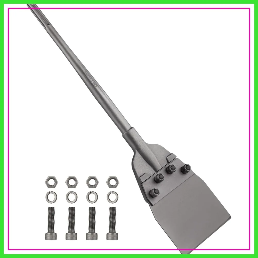 6 Inch SDS Max Floor Scraper Chisel Bit for Thinset Removal, Vinyl, Linoleum, Concrete Mortar
6 Inch SDS Max Floor Scraper Chisel Bit for Thinset Removal, Vinyl, Linoleum, Concrete Mortar