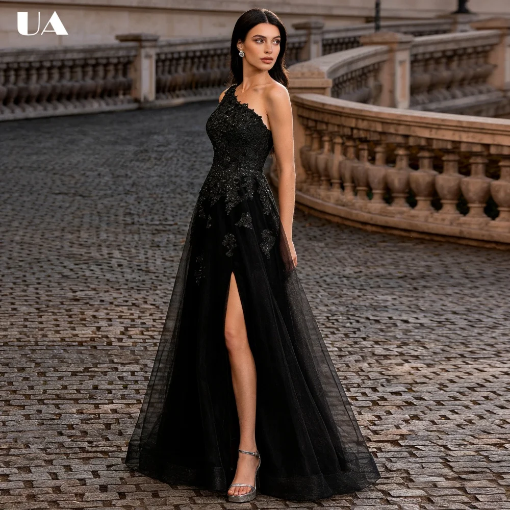 ULBYANRY Customized Sequined A-line Prom Dress with Asymmetrical Neck Sparkly Backless Evening Dress Sexy High-slit Party Dress
ULBYANRY Customized Sequined A-line Prom Dress with Asymmetrical Neck Sparkly Backless Evening Dress Sexy High-slit Party Dress