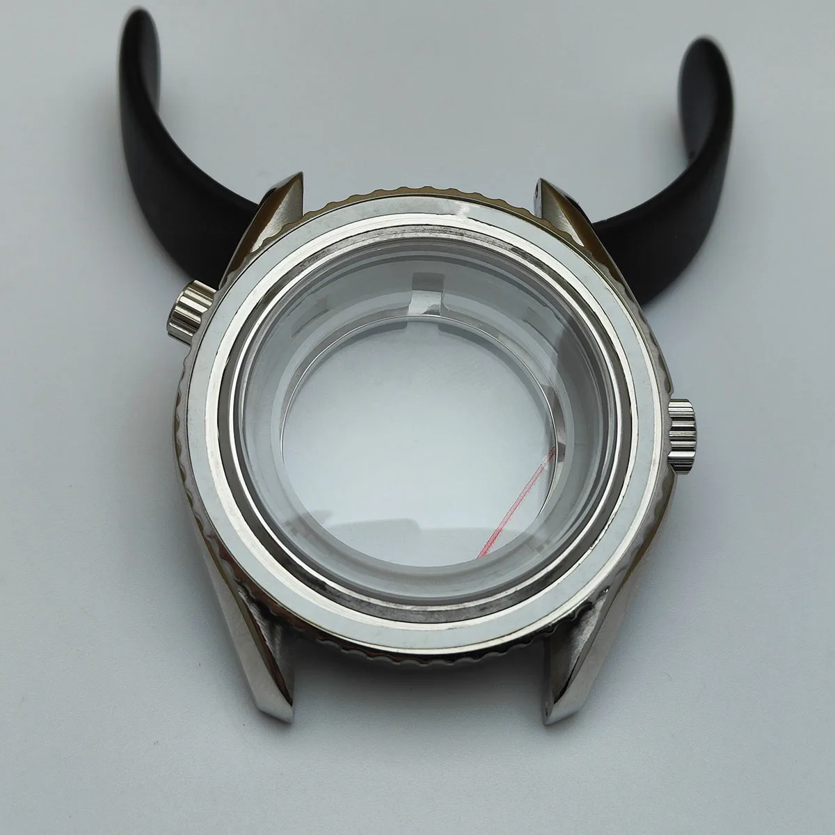 43.5mm Watch case silver case Stainless Steel Case Men's watches case for miyota 8215 Custom dial assembly Watch
43.5mm Watch case silver case Stainless Steel Case Men's watches case for miyota 8215 Custom dial assembly Watch
