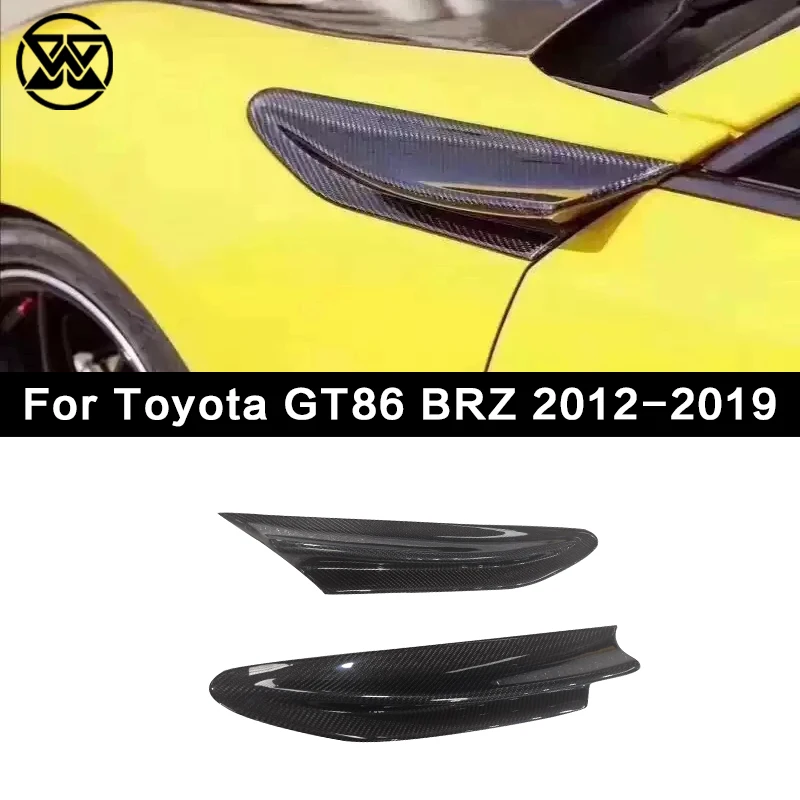 Car Spoiler Side Wing For Toyota GT86 Subaru BRZ Real Carbon Fiber Front Fender Vent Trim Cover Upgrade
Car Spoiler Side Wing For Toyota GT86 Subaru BRZ Real Carbon Fiber Front Fender Vent Trim Cover Upgrade