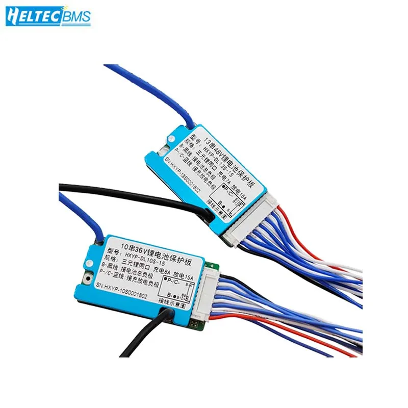 BMS 36V48V 10S13S 15A 18650 BMS For Ternary lithium battery Electric bicycle Electric vehicle BMS with Temperaure protection
BMS 36V48V 10S13S 15A 18650 BMS For Ternary lithium battery Electric bicycle Electric vehicle BMS with Temperaure protection