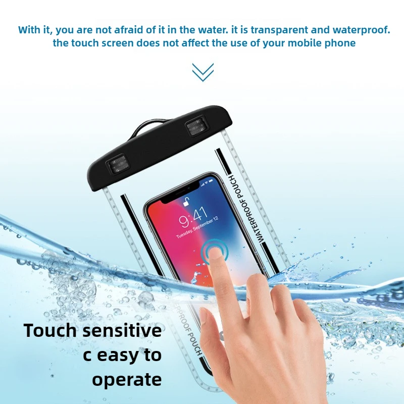 1pc Underwater Waterproof Mobile Phone Bag for Swimming Diving Transparent Sealed Bag For Diving Swimming
1pc Underwater Waterproof Mobile Phone Bag for Swimming Diving Transparent Sealed Bag For Diving Swimming