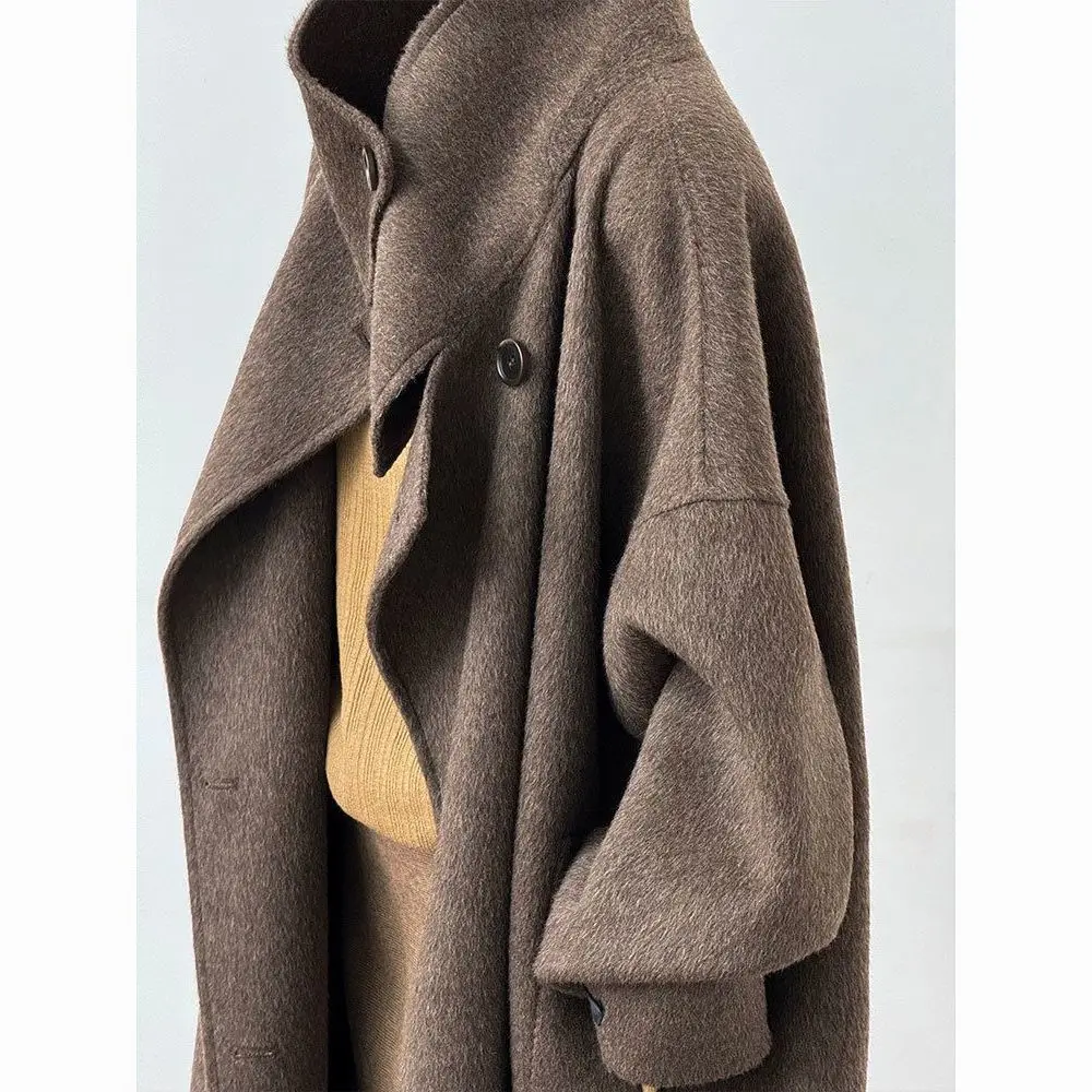 Fashion Double-Sided Cashmere Coat For Women In Autumn And Winter 2025, New Hepburn Style Woolen Long Coat
Fashion Double-Sided Cashmere Coat For Women In Autumn And Winter 2025, New Hepburn Style Woolen Long Coat
