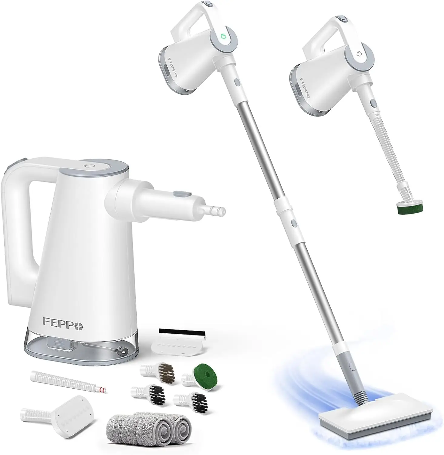 All-in-1 Steam Mop & Handheld Cleaner, 15s Heat-Up, 230°F Deep Clean for Hardwood, Tile, Grout, Furniture
All-in-1 Steam Mop & Handheld Cleaner, 15s Heat-Up, 230°F Deep Clean for Hardwood, Tile, Grout, Furniture