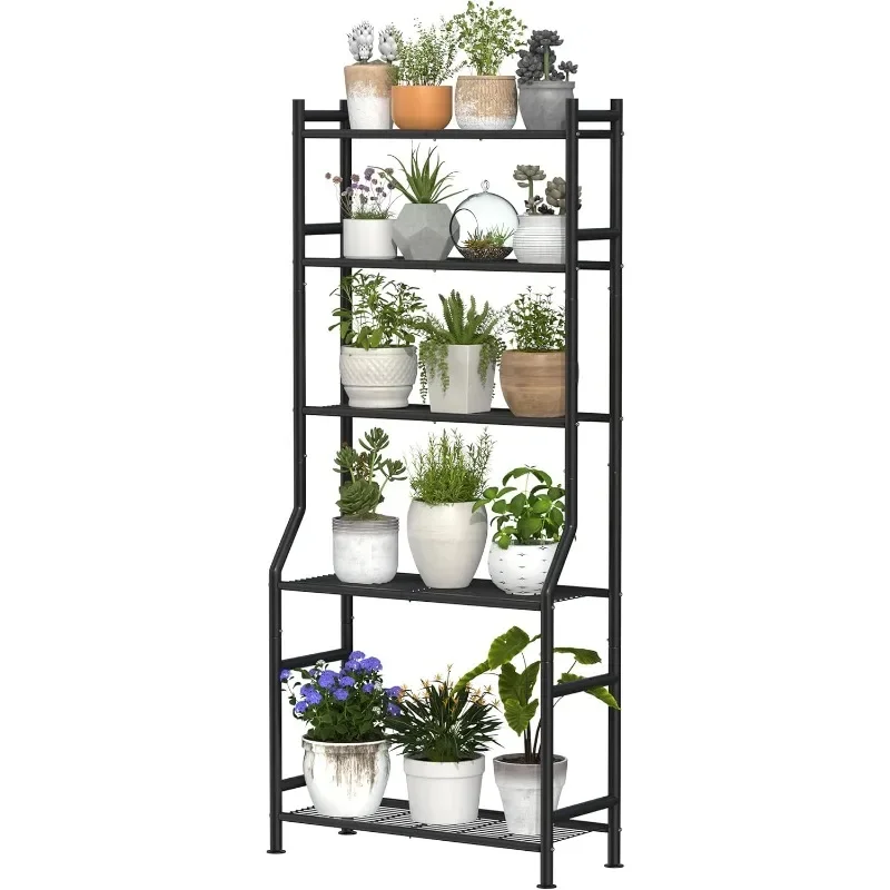 5-Tier Plant Stand Indoor Outdoor, Metal Tall Plant Stands for Multiple Flower Planter Holder, Large Waterproof Plant Shelf for
5-Tier Plant Stand Indoor Outdoor, Metal Tall Plant Stands for Multiple Flower Planter Holder, Large Waterproof Plant Shelf for