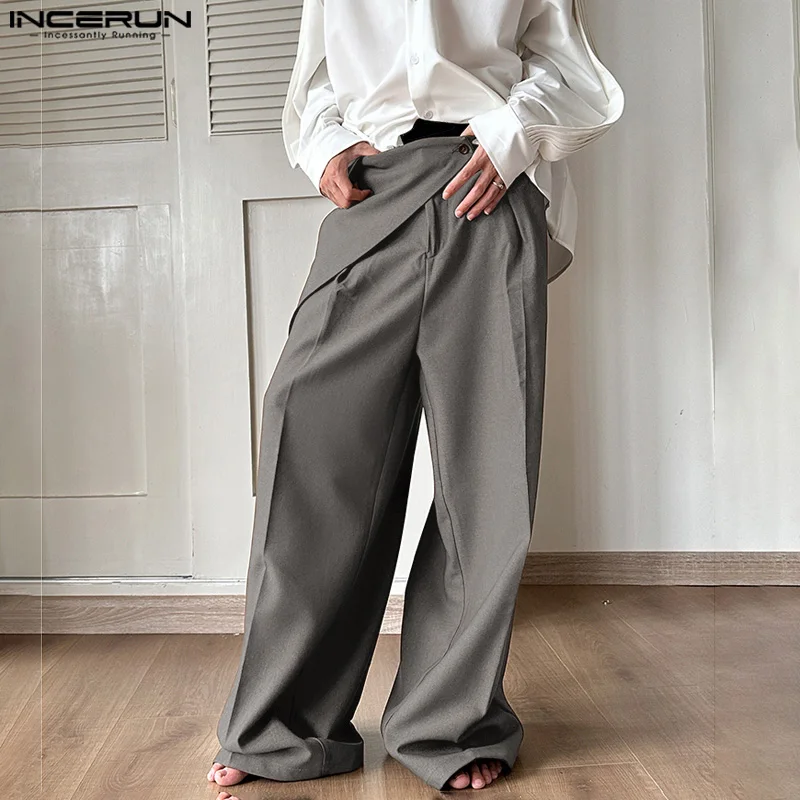 INCERUN 2024 Korean Style Pantalons New Men's Pleated Wide Leg Long Pants Casual Fashionable Male Solid All-match Trousers S-5XL
INCERUN 2024 Korean Style Pantalons New Men's Pleated Wide Leg Long Pants Casual Fashionable Male Solid All-match Trousers S-5XL