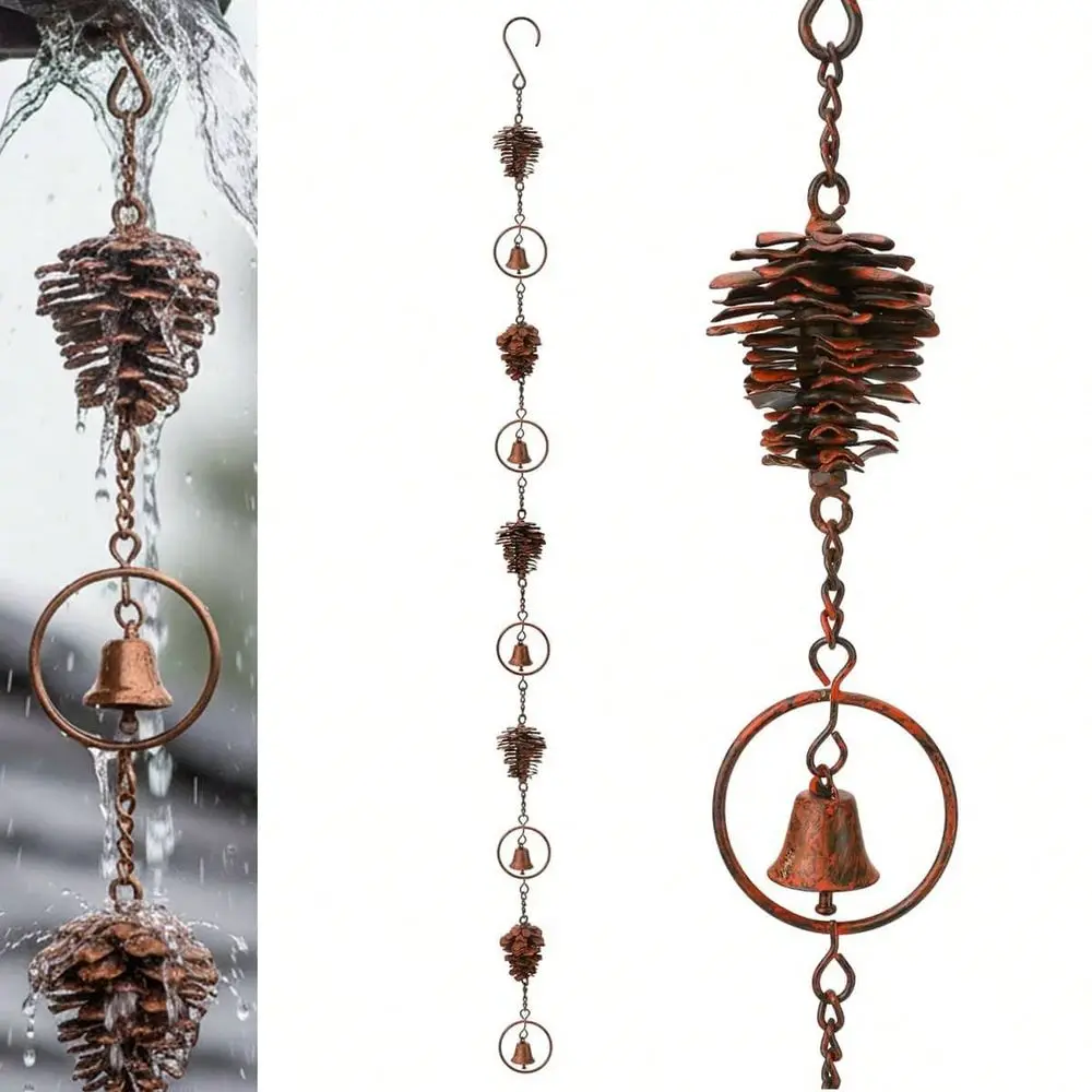 Downspout Diverter Metal Rain Chain, Decorative Garden Rain Catcher, Outside, Garden, Patio, And Deck
Downspout Diverter Metal Rain Chain, Decorative Garden Rain Catcher, Outside, Garden, Patio, And Deck