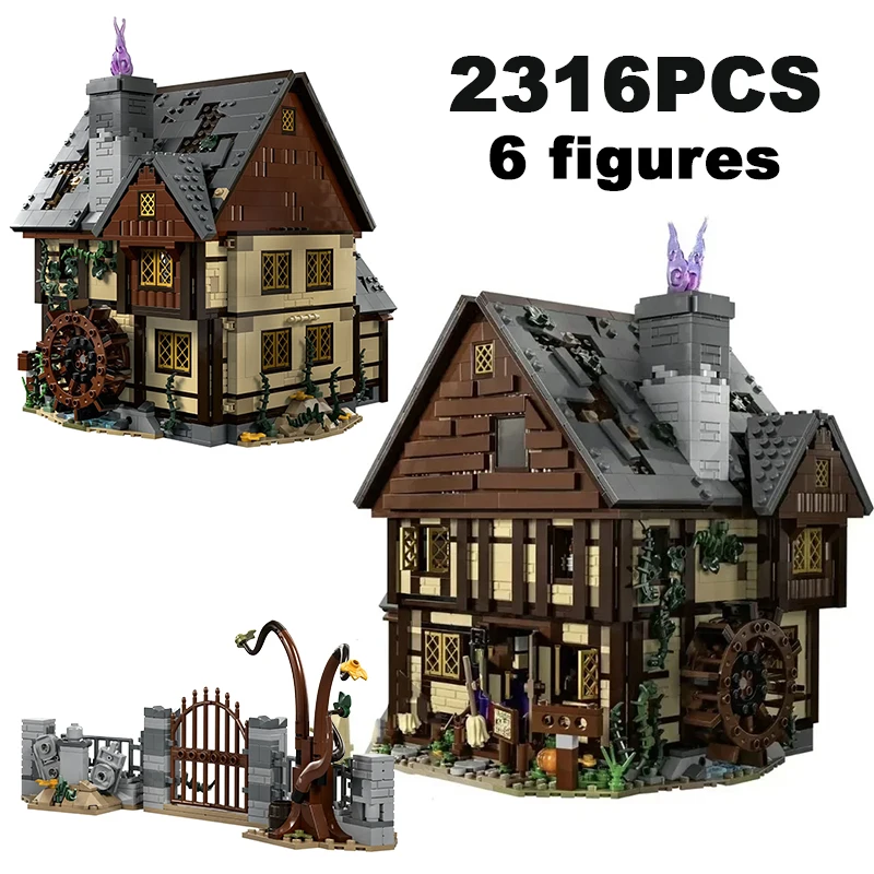 Creative 2316PCS Hocus Pocus The Sanderson Sisters Cottage Building Blocks Architecture Assemble Bricks Toy Kid Christmas Gifts
Creative 2316PCS Hocus Pocus The Sanderson Sisters Cottage Building Blocks Architecture Assemble Bricks Toy Kid Christmas Gifts