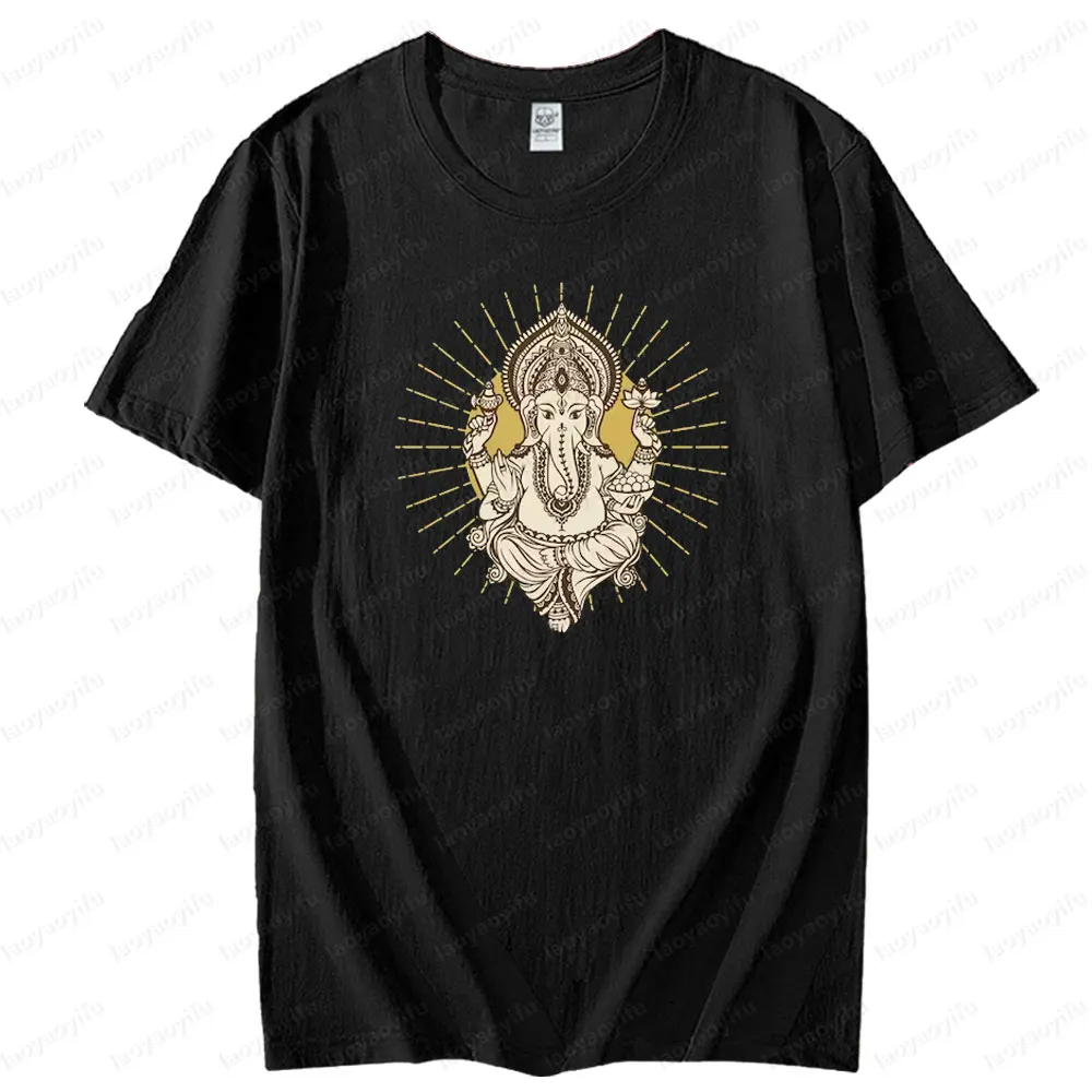 Ganesh T-Shirt Mens Womens Unisex Hindu Elephant God Graphic Tees Spiritual Boho Yoga Shirt Ganesha Art Tee Tops Summer Tshirt
Ganesh T-Shirt Mens Womens Unisex Hindu Elephant God Graphic Tees Spiritual Boho Yoga Shirt Ganesha Art Tee Tops Summer Tshirt