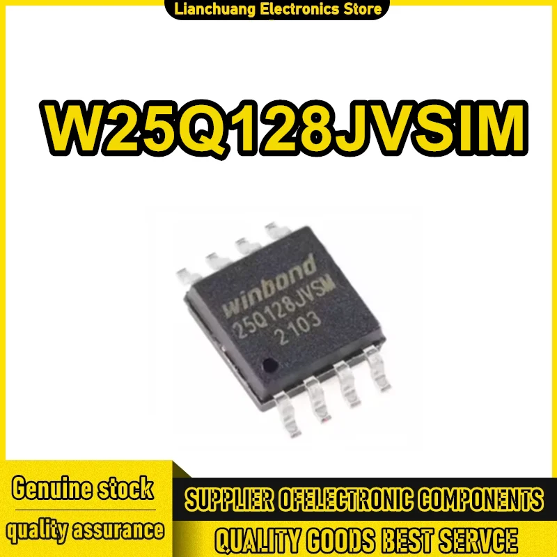 5 шт. W25Q128JVSIM W25 W25Q W25Q128 IC FLASH SOP-8 в наличии, 100% новый оригинал
5 шт. W25Q128JVSIM W25 W25Q W25Q128 IC FLASH SOP-8 в наличии, 100% новый оригинал