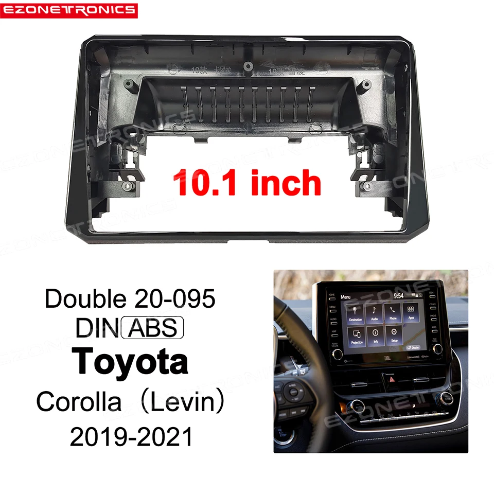 1/2Din Car DVD Only Frame Audio Fitting Adaptor Dash Trim Facia Panel 10.1inch For Toyota Corolla Levin 2019-2021 Radio Player
1/2Din Car DVD Only Frame Audio Fitting Adaptor Dash Trim Facia Panel 10.1inch For Toyota Corolla Levin 2019-2021 Radio Player