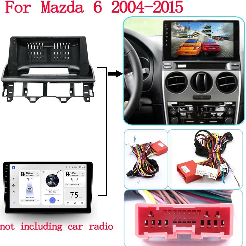 9inch and 10.1inch 2din Car radio Fascia For Mazda 6 2004-2015 Stereo Panel Dash Installation car radio Frame with cable
9inch and 10.1inch 2din Car radio Fascia For Mazda 6 2004-2015 Stereo Panel Dash Installation car radio Frame with cable