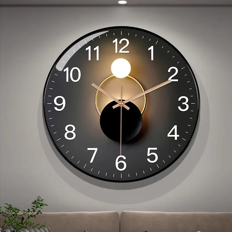 # Light Luxury Wall Clock Living Room Fashionable Bedroom Mute Wall Clock Simple Modern New Quartz Clock
# Light Luxury Wall Clock Living Room Fashionable Bedroom Mute Wall Clock Simple Modern New Quartz Clock