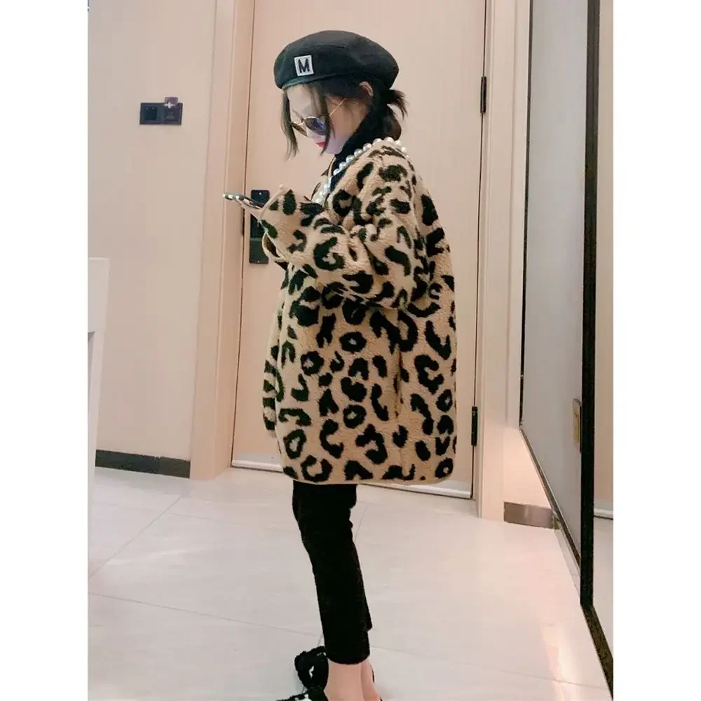 2023 Girls Fake Fur Winter Long Coats Leopard Jackets Kids Children Warm Coat Overwear Clothes 0-10Y
2023 Girls Fake Fur Winter Long Coats Leopard Jackets Kids Children Warm Coat Overwear Clothes 0-10Y