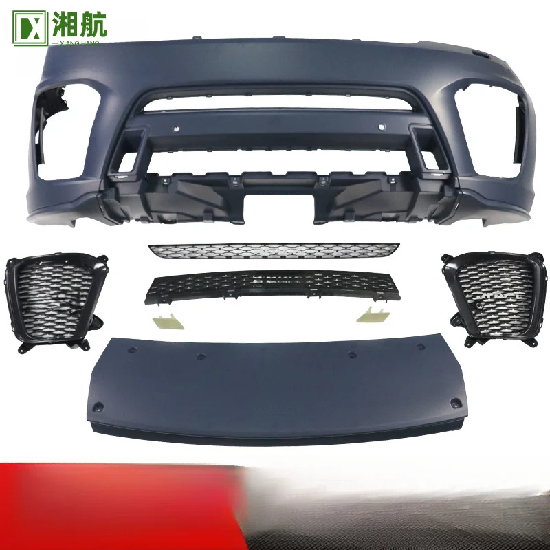 Подходит для Land Rover Range Rover Sport 2018-2022 гг., модифицированный передний бампер SVR, комплект переднего бампера
Подходит для Land Rover Range Rover Sport 2018-2022 гг., модифицированный передний бампер SVR, комплект переднего бампера