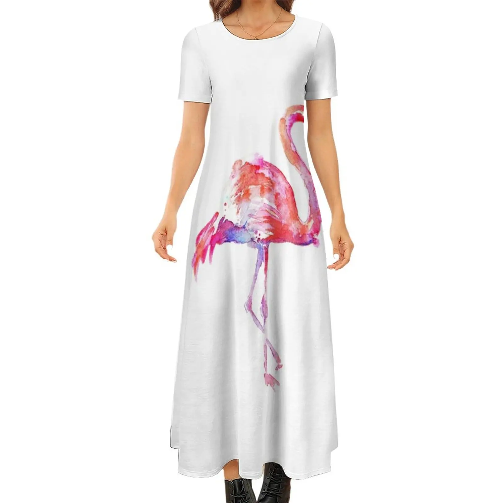 Flamingo Round Neck Short Sleeve Dress Bridesmaid dress woman dress for women 2024 women clothes
Flamingo Round Neck Short Sleeve Dress Bridesmaid dress woman dress for women 2024 women clothes