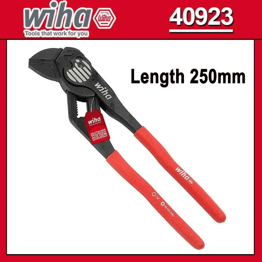 Wiha 40923 строительные плоскогубцы с удобными захватами, плоскогубцы для домашнего ремонта, захват, сантехника, гайки, болты и трубы
Wiha 40923 строительные плоскогубцы с удобными захватами, плоскогубцы для домашнего ремонта, захват, сантехника, гайки, болты и трубы