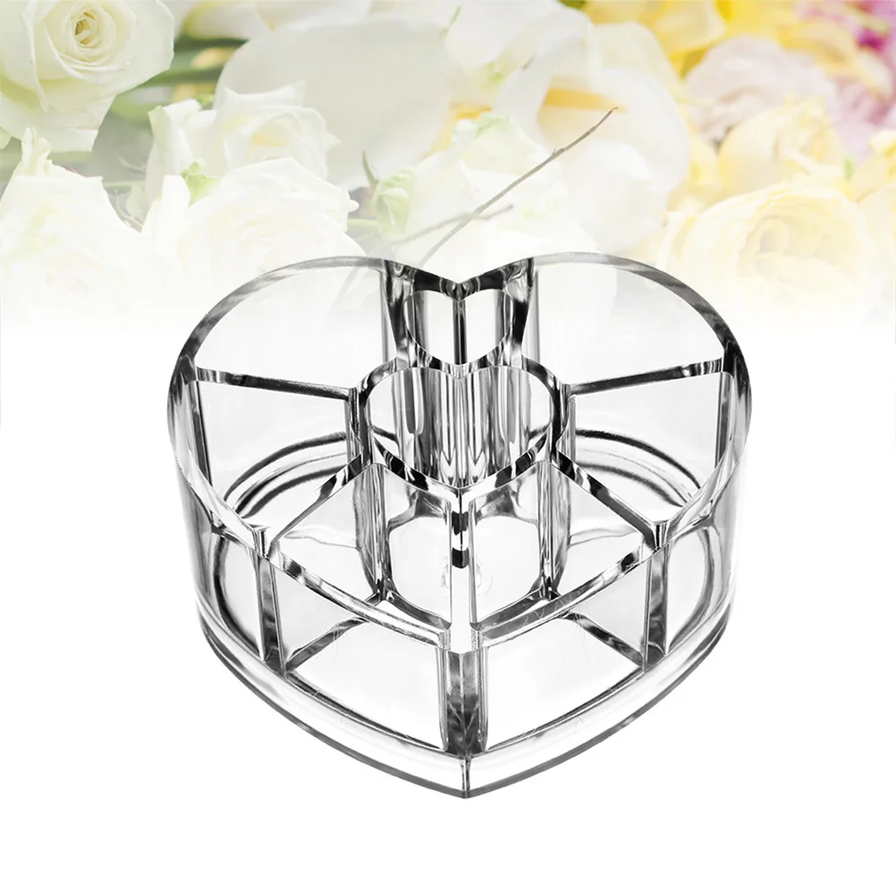 Delicate Heart-Shaped Transparent Makeup Storage Box Multiple Compartments Large Capacity Organizer Make Up Box
Delicate Heart-Shaped Transparent Makeup Storage Box Multiple Compartments Large Capacity Organizer Make Up Box
