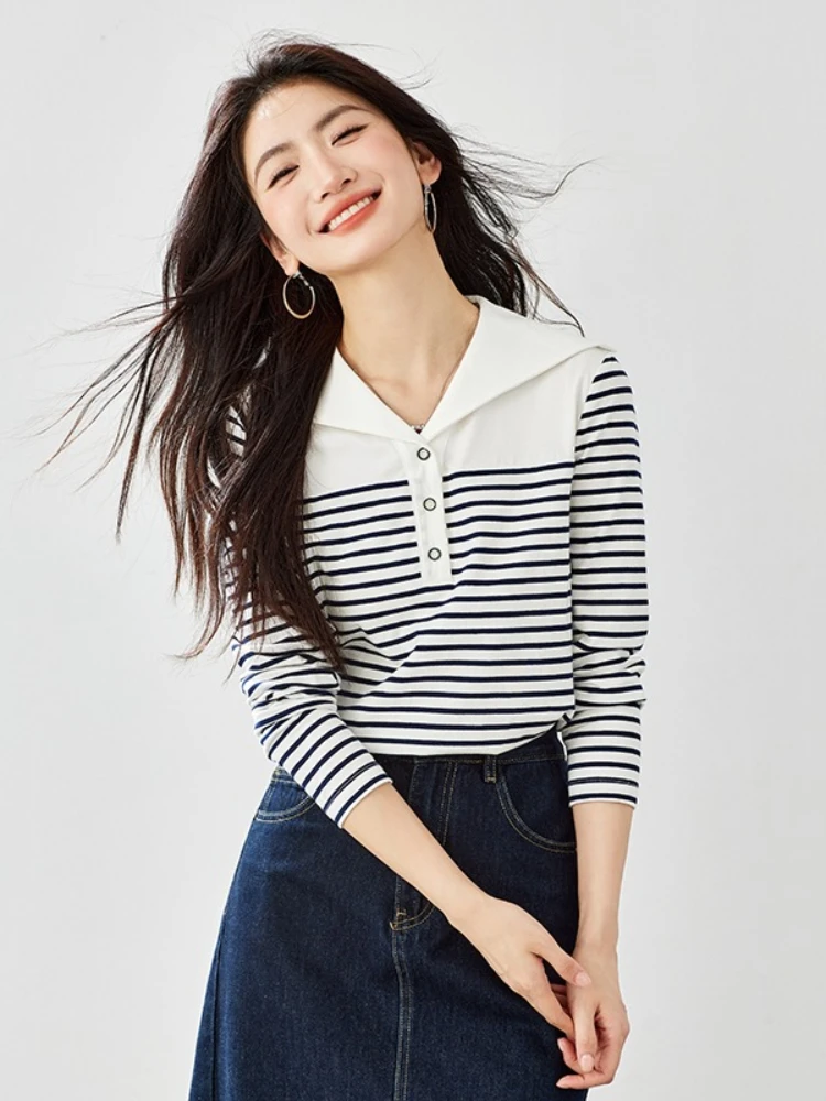 Korean style Women's shirts Casual bottoming shirt Tops Basic shirts Ladies Long Sleeve Tee Shirt
Korean style Women's shirts Casual bottoming shirt Tops Basic shirts Ladies Long Sleeve Tee Shirt