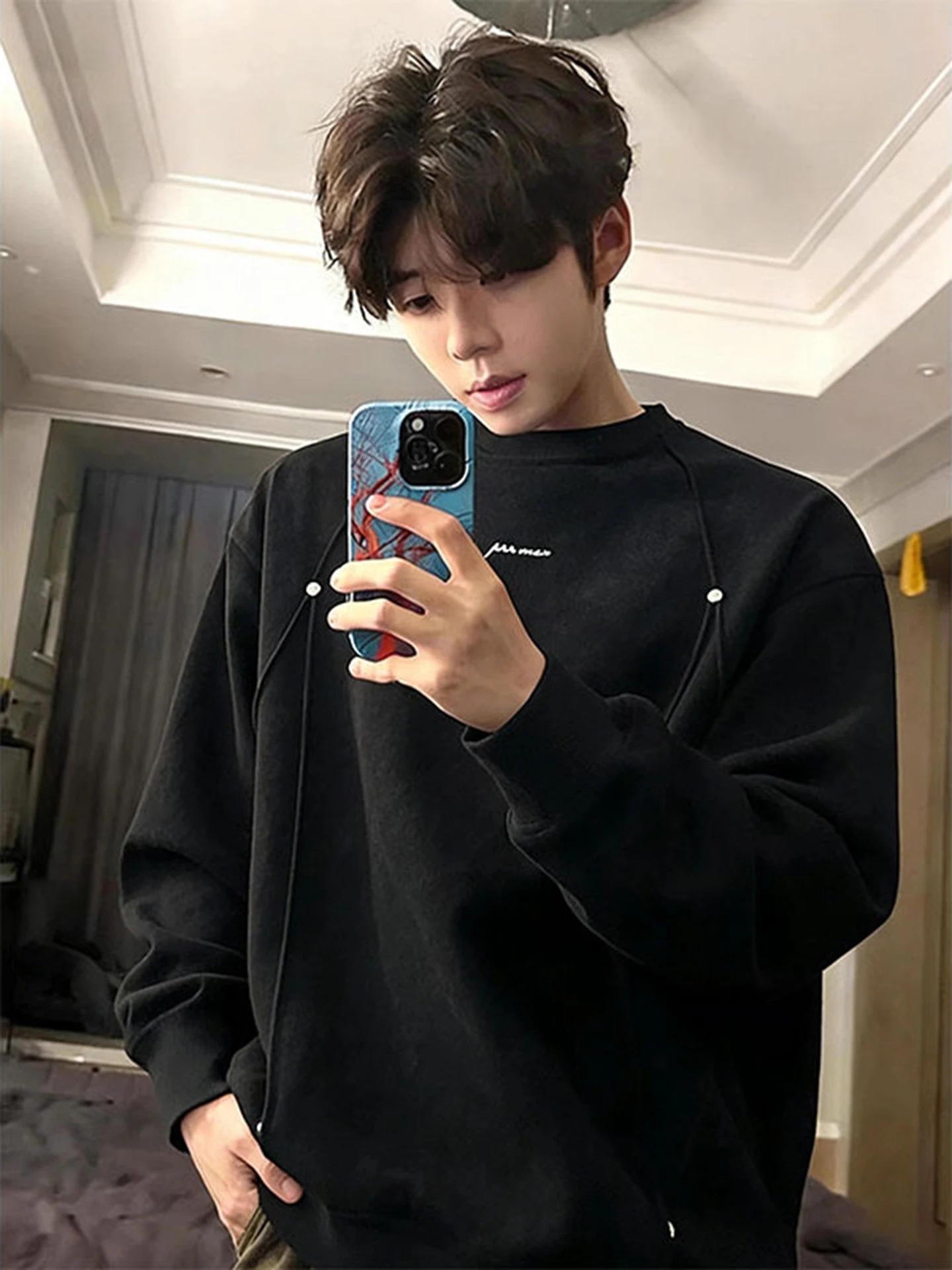 Bla American Sle Hoodie Men's Winter Faion Brand Splicing Deconstruction Long Sve round Ne T-irt oulder Width ...
Bla American Sle Hoodie Men's Winter Faion Brand Splicing Deconstruction Long Sve round Ne T-irt oulder Width ...