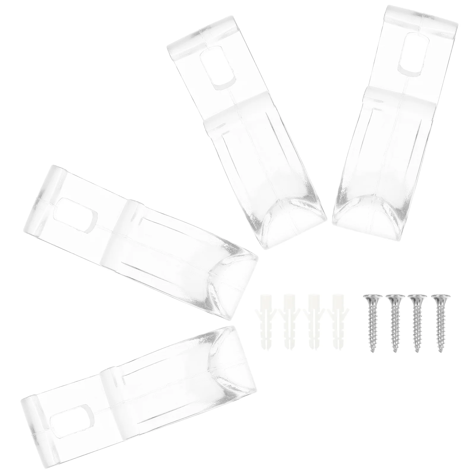 4 Pcs Curtain Positioning Hook Roller Clips Vertical Blinds Repair Kit Shades Decorative Drapery Cord Holder Loop Hooks Clear
4 Pcs Curtain Positioning Hook Roller Clips Vertical Blinds Repair Kit Shades Decorative Drapery Cord Holder Loop Hooks Clear