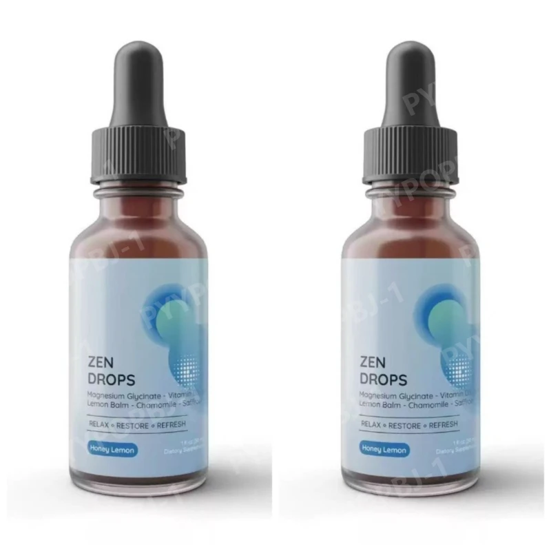 Zen Drops Anxiety and Stress Support Drops with Magnesium Glycinate Vitamin D3 Lemon Balm L-aTheanine Vegan Non-GMO
Zen Drops Anxiety and Stress Support Drops with Magnesium Glycinate Vitamin D3 Lemon Balm L-aTheanine Vegan Non-GMO