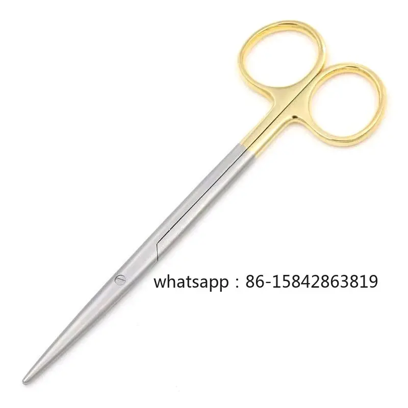 Gold Handle Surgical Scissors, Tissue, Nose Dissecting, Round Blunt Ophthalmic & Double Eyelid Cosmetic Scissors
Gold Handle Surgical Scissors, Tissue, Nose Dissecting, Round Blunt Ophthalmic & Double Eyelid Cosmetic Scissors