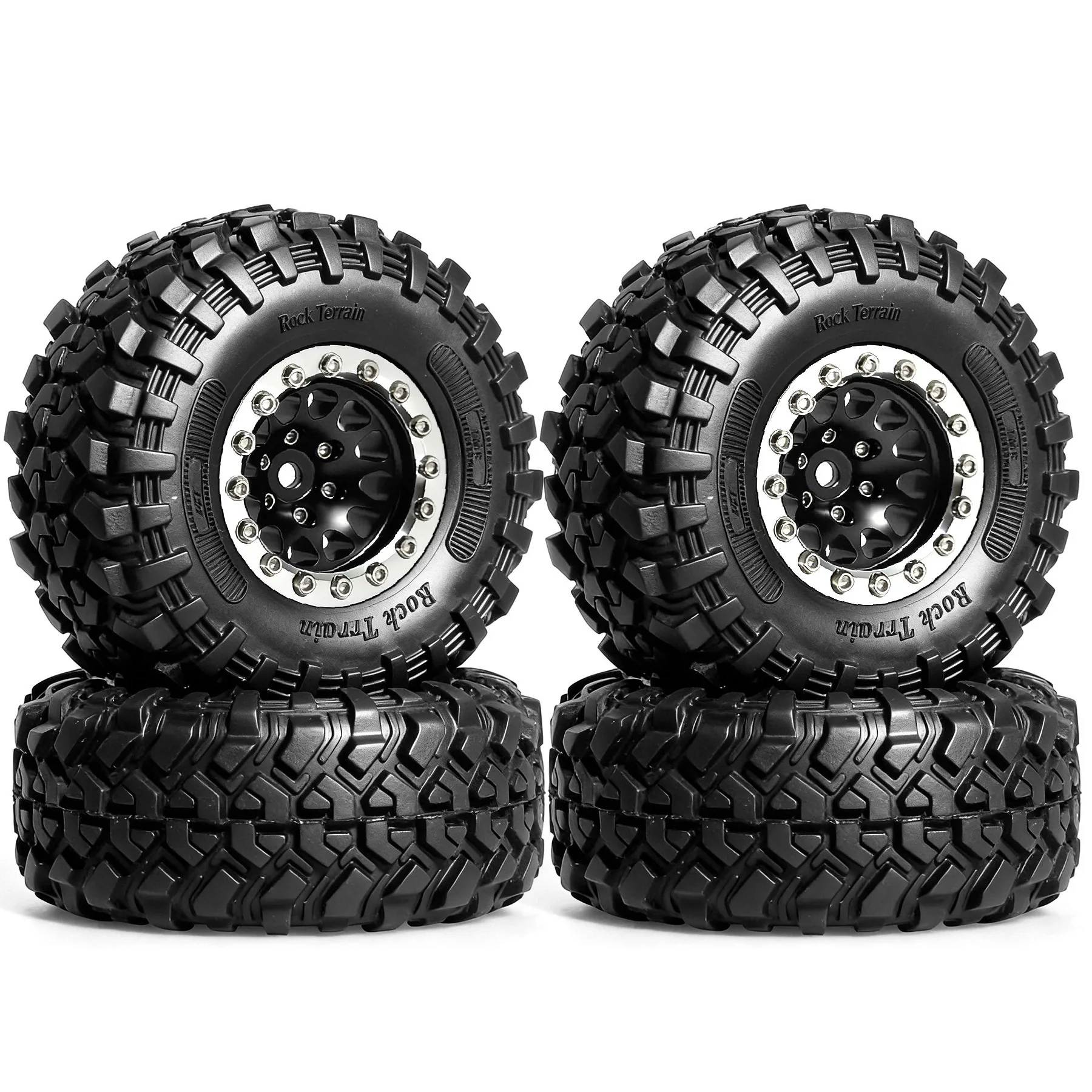 1.3" Pre-Assembled Beadlock Wheels and Tires 64mm for SCX24 TRX4M 1/18 1/24 RC Crawlers – Aluminum Rims, Rubber Tires
1.3" Pre-Assembled Beadlock Wheels and Tires 64mm for SCX24 TRX4M 1/18 1/24 RC Crawlers – Aluminum Rims, Rubber Tires