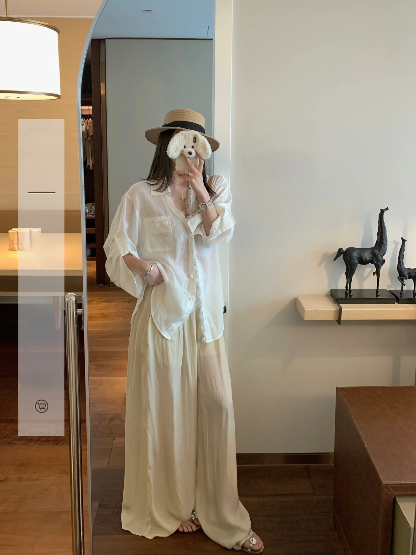 Ego Studio Ультратонкая солнцезащитная рубашка с кружевной отделкой, свободного кроя, с длинными рукавами, женская, летняя, повседневная, из смесового хлопка и льна
Ego Studio Ультратонкая солнцезащитная рубашка с кружевной отделкой, свободного кроя, с длинными рукавами, женская, летняя, повседневная, из смесового хлопка и льна