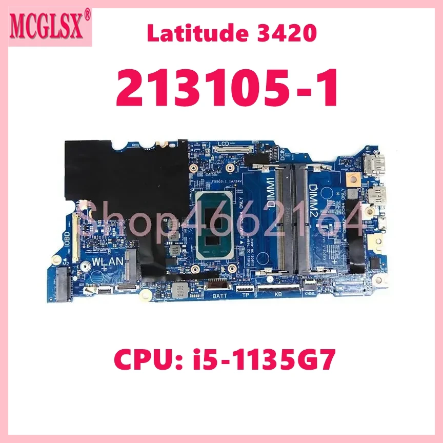 213105-1 With i5-1135G7 CPU Notebook Mainboard For DELL Latitude 3420 Laptop Motherboard CN-014WMV 100% Tested OK
213105-1 With i5-1135G7 CPU Notebook Mainboard For DELL Latitude 3420 Laptop Motherboard CN-014WMV 100% Tested OK