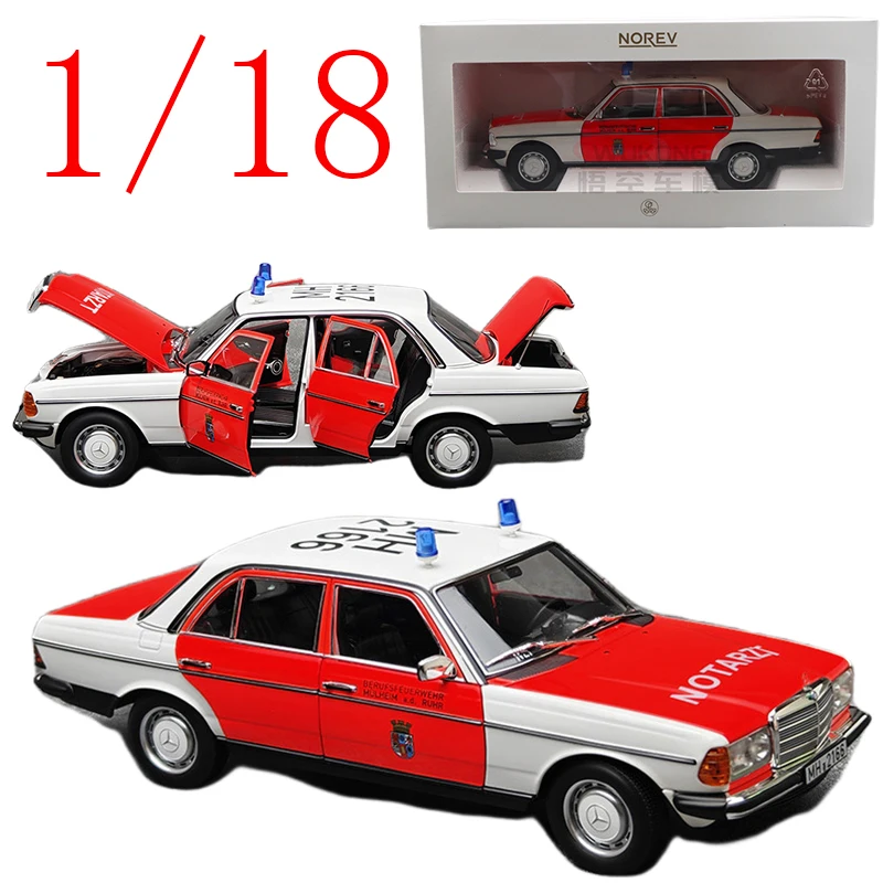 NOREV Diecast 1/18 Scale Mercedes-Benz Alloy Model Cars Benz 200 Police Car1984 Play Vehicles Toys for Boys Gift Original Box
NOREV Diecast 1/18 Scale Mercedes-Benz Alloy Model Cars Benz 200 Police Car1984 Play Vehicles Toys for Boys Gift Original Box