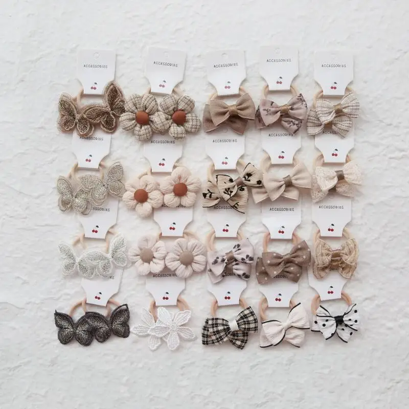 10Pcs Trendy Handmade Elastic Lovely Hairbands Children's Flower Hair Accessories Hair Bow Headwear Rope Cute Girls Hair Bands
10Pcs Trendy Handmade Elastic Lovely Hairbands Children's Flower Hair Accessories Hair Bow Headwear Rope Cute Girls Hair Bands