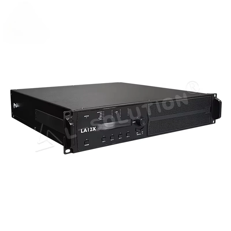 La12x 3300W Amplified Controller 4-Channel Metal Amplifier With 4 & 8ohm Impedance
La12x 3300W Amplified Controller 4-Channel Metal Amplifier With 4 & 8ohm Impedance