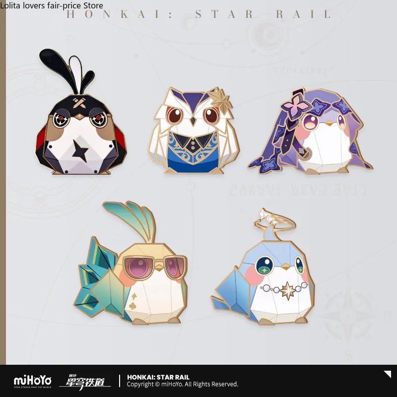 2026 Honkai: Star Rail Owlbert’s Reception Room Series Metal Badge Black Swan Aventurine Robin Bird Jimmy's Parlor Brooch MiHoYo
2026 Honkai: Star Rail Owlbert’s Reception Room Series Metal Badge Black Swan Aventurine Robin Bird Jimmy's Parlor Brooch MiHoYo