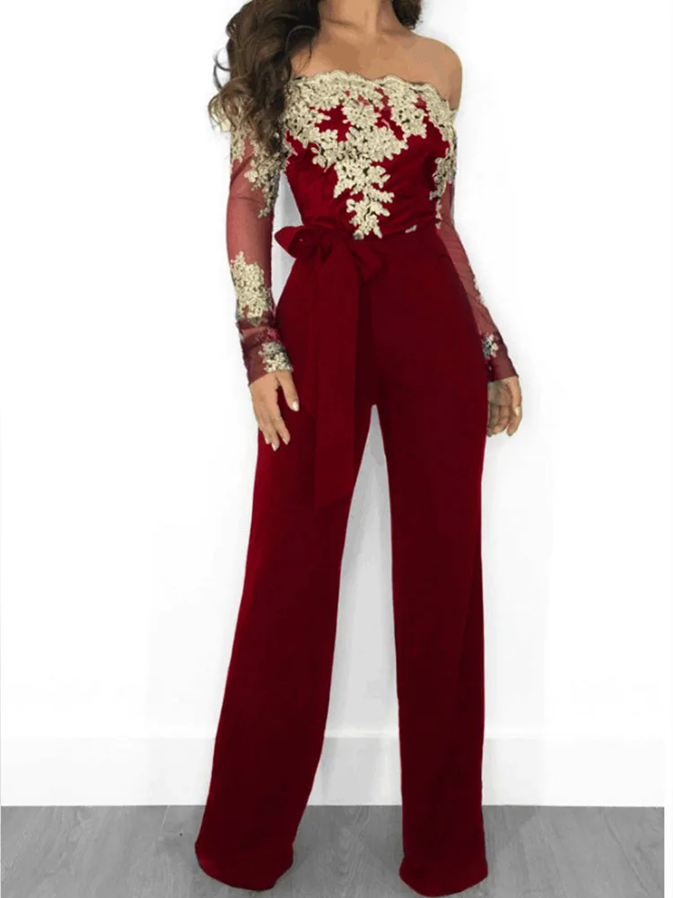 Elegant Mesh Patchwork See Through Party Jumpsuit Women 2024 Off Shoulder Appliques Full Sleeve Club Rompers One Pieces Overalls
Elegant Mesh Patchwork See Through Party Jumpsuit Women 2024 Off Shoulder Appliques Full Sleeve Club Rompers One Pieces Overalls