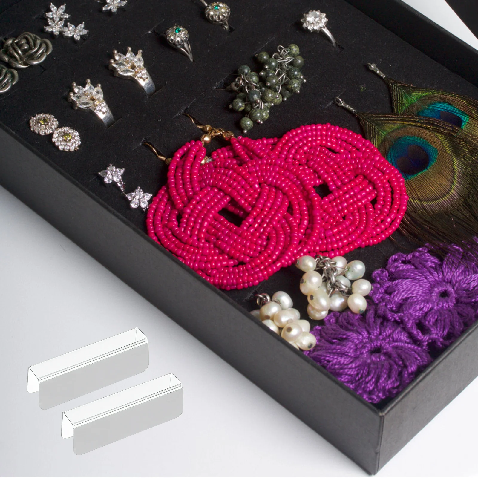 100Pcs Ear Cards Transparent Earring Holders Safe Durable Easy Peel Stick Jewelry Organizer Display Earring Cards
100Pcs Ear Cards Transparent Earring Holders Safe Durable Easy Peel Stick Jewelry Organizer Display Earring Cards