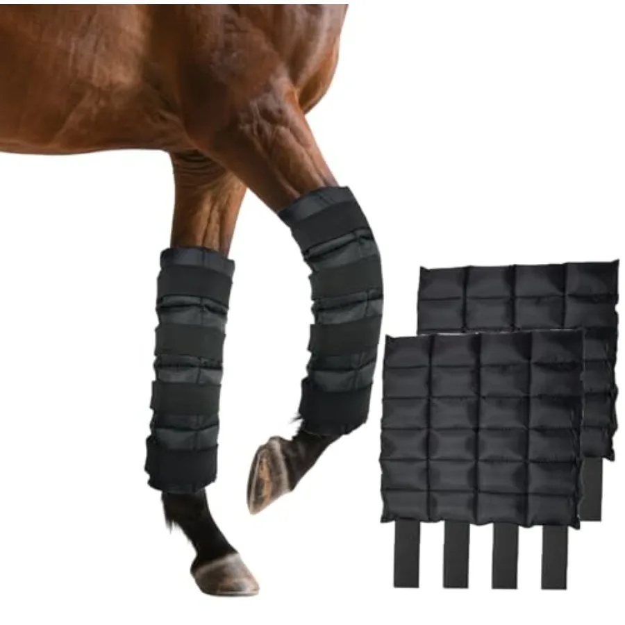 Horse Ice Boot Wraps - Reusable Gel Ice Pack for Horses Boots Cooling Boot for Horse Injuriesand Post-Training, Hock, Knee and
Horse Ice Boot Wraps - Reusable Gel Ice Pack for Horses Boots Cooling Boot for Horse Injuriesand Post-Training, Hock, Knee and