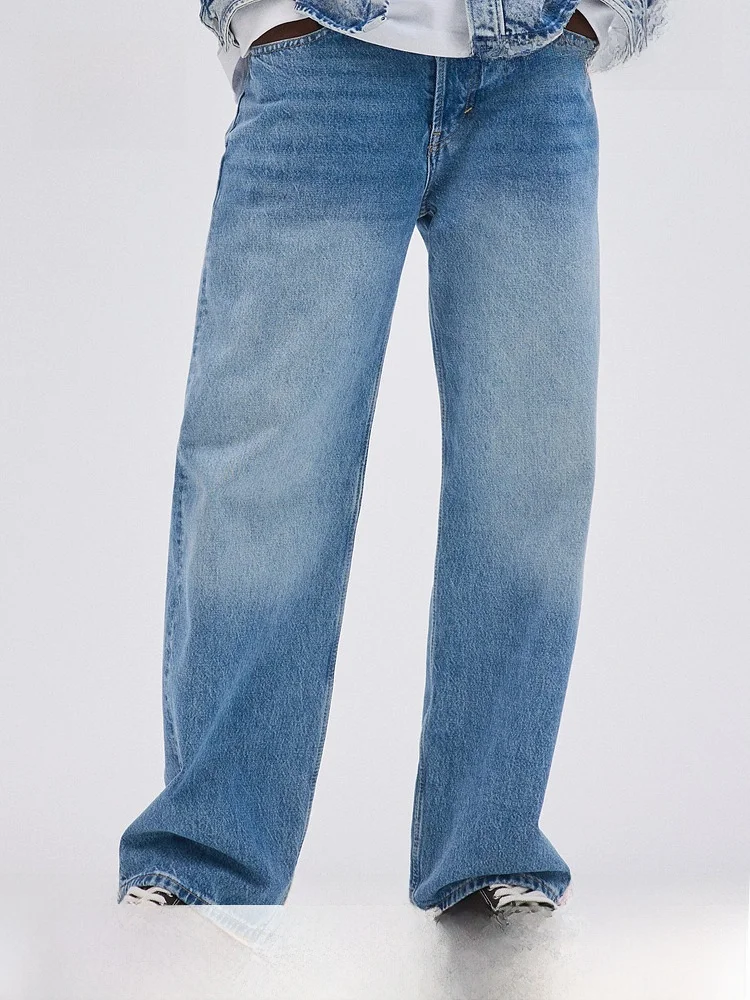 Loose Straight Leg Men's Jeans Casual Summer Outfit Trendy American Style Long Pants H&M Men's Clothing 1280809
Loose Straight Leg Men's Jeans Casual Summer Outfit Trendy American Style Long Pants H&M Men's Clothing 1280809