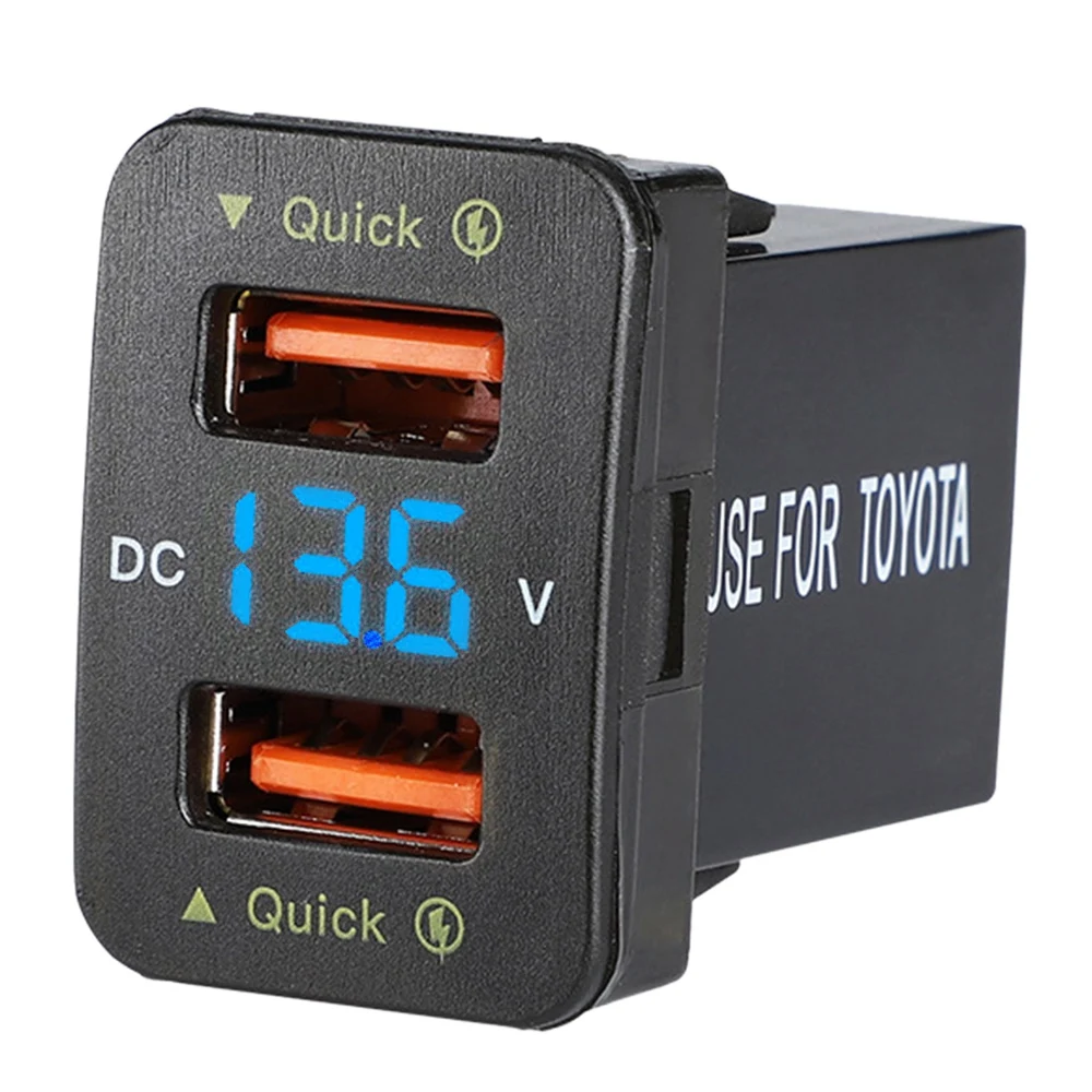 36W Fast Car Charger QC3.0 Dual USB Fast Charger with Blue Voltage Waterproof Mobile Phone Charger for
36W Fast Car Charger QC3.0 Dual USB Fast Charger with Blue Voltage Waterproof Mobile Phone Charger for