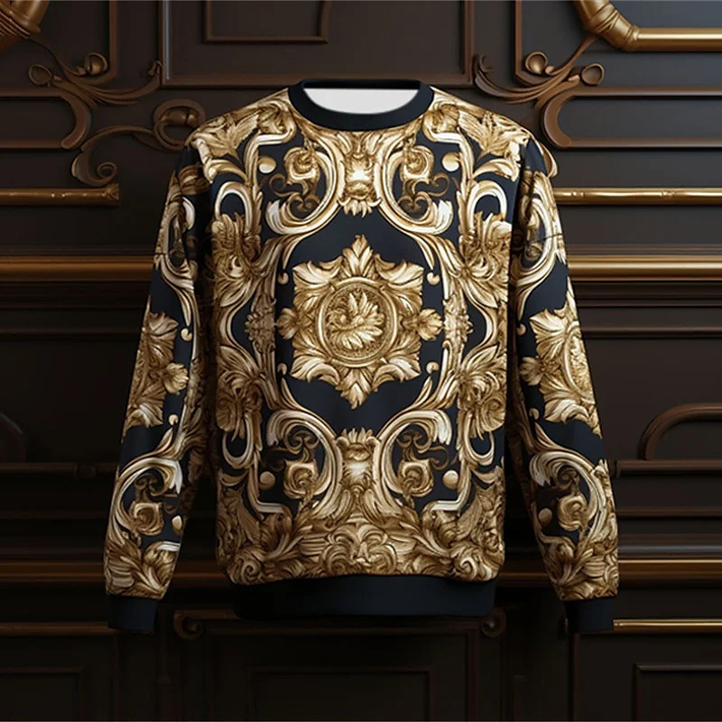 Luxurious Stripe Graphic Men's Sweatshirt 3D Print Colorful Florals Pattern O-Neck Hoodies Autumn Casual Long Sleeve Unisex Tops
Luxurious Stripe Graphic Men's Sweatshirt 3D Print Colorful Florals Pattern O-Neck Hoodies Autumn Casual Long Sleeve Unisex Tops